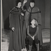 Sam Jaffe, George Macready and Julie Harris in rehearsal for the touring production of the stage play The Lark