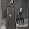 Julie Harris and George Macready in rehearsal for the touring stage production The Lark