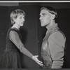 Julie Harris and Paul Roebling in rehearsal for the Broadway production of The Lark