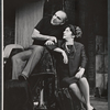 Sam Levene and Minerva Pious in the stage production The Last Analysis