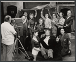 Grayson Hall, Louise Troy, Joseph Wiseman, David Margulies and unidentified others in the 1971 production of The Last Analysis