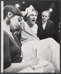 Diana Davila, Joseph Wiseman and unidentified in the 1971 production of The Last Analysis