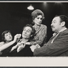 Joseph Wiseman, Louise Troy, Shimen Ruskin and unidentified [left] in the 1971 production of The Last Analysis