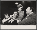 Joseph Wiseman, Louise Troy, Shimen Ruskin and unidentified [left] in the 1971 production of The Last Analysis