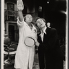 Joseph Wiseman [rigjht] and unidentified in the 1971 production of The Last Analysis