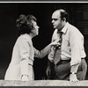 Doris Roberts and James Coco in the stage production Last of the Red Hot Lovers