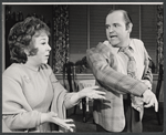 Doris Roberts and Dom DeLuise from the replacement cast of the stage production Last of the Red Hot Lovers