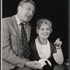 Judy Holliday and unidentified in the stage production Laurette