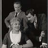 Judy Holliday, Patrick O'Neal and unidentified other, in the stage production Laurette