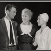 Judy Holliday, Joan Hackett and unidentified in the stage production Laurette