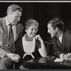 Judy Holliday, Patrick O'Neal and unidentified [left] in the stage production Laurette