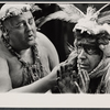 Roy Brocksmith and Raymond J. Barry in the stage production The Leaf People