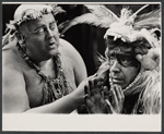 Roy Brocksmith and Raymond J. Barry in the stage production The Leaf People