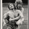 Tom Aldredge and Ted LePlat in the stage production The Leaf People