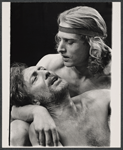 Tom Aldredge and Ted LePlat in the stage production The Leaf People