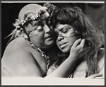 Susan Batson and unidentified in the stage production The Leaf People