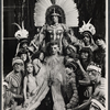 Leon Morenzie [center] and unidentified others in the stage production The Leaf People