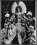 Leon Morenzie [center] and unidentified others in the stage production The Leaf People