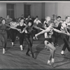 Dancers in rehearsal for the stage production Let It Ride!