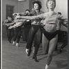 Dancers in rehearsal for the stage production Let It Ride!