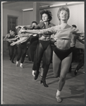 Dancers in rehearsal for the stage production Let It Ride!