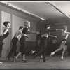 Dancers in rehearsal for the stage production Let It Ride!