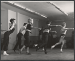 Dancers in rehearsal for the stage production Let It Ride!