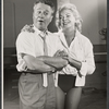 George Gobel and Barbara Nichols in rehearsal for the stage production Let It Ride!