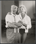 George Gobel and Barbara Nichols in rehearsal for the stage production Let It Ride!