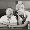 George Gobel and Paula Stewart in rehearsal for the stage production Let It Ride!
