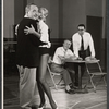 Sam Levene, Barbara Nichols, George Gobel and Stanley Prager in rehearsal for the stage production Let It Ride!
