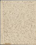 [Peabody, George Francis, brother], AL (incomplete) to. [summer 1836?].