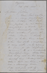 Peabody, Nathaniel, father, ALS to. Feb. 27, 1853.