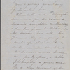 Peabody, Nathaniel, father, ALS to. Feb. 27, 1853.