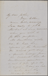 Peabody, Nathaniel, father, ALS to. Mar. 29, [1853].