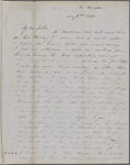 Peabody, Nathaniel, father, ALS to. May 8, 1853.
