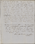 Peabody, Nathaniel, father, ALS to. May 8, 1853.