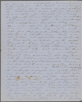 [Peabody, Nathaniel,] father, ALS (incomplete) to. Nov. 6-11, 1853.