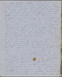 [Peabody, Nathaniel,] father, ALS (incomplete) to. Nov. 6-11, 1853.