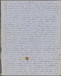[Peabody, Nathaniel,] father, ALS (incomplete) to. Nov. 6-11, 1853.