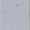 [Peabody, Nathaniel,] father, ALS (incomplete) to. Nov. 6-11, 1853.