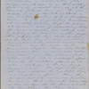 [Peabody, Nathaniel,] father, ALS (incomplete) to. Nov. 6-11, 1853.