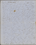 [Peabody, Nathaniel,] father, ALS (incomplete) to. Nov. 6-11, 1853.