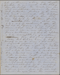 [Peabody, Nathaniel,] father, ALS (incomplete) to. Nov. 6-11, 1853.