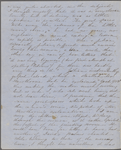 [Peabody, Nathaniel,] father, ALS (incomplete) to. Nov. 6-11, 1853.