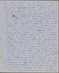 [Peabody, Nathaniel,] father, ALS (incomplete) to. Nov. 6-11, 1853.