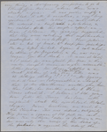 [Peabody, Nathaniel,] father, ALS (incomplete) to. Nov. 6-11, 1853.