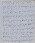 [Peabody, Nathaniel,] father, ALS (incomplete) to. Nov. 6-11, 1853.