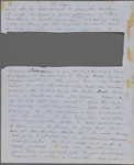 [Peabody, Nathaniel,] father, ALS to. [Nov.] 24, [1853?].