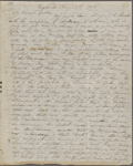 [Peabody, Nathaniel,] father, AL (incomplete) to. May 28, 1854.